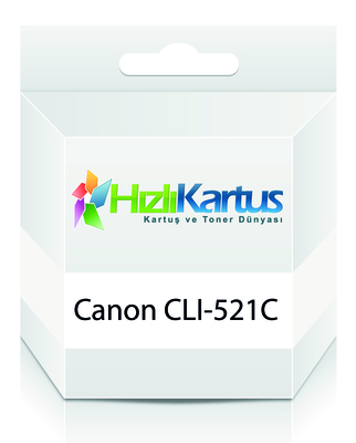 CANON - Canon CLI-521C (2934B004AA) Cyan Compatible Cartridge - MP540/MP620/MP630 (T7753)