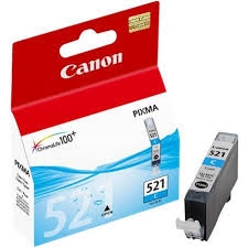 CANON - Canon CLI-521C (2934B004AA) Cyan Original Cartridge - MP540 / MP620 (T2296)