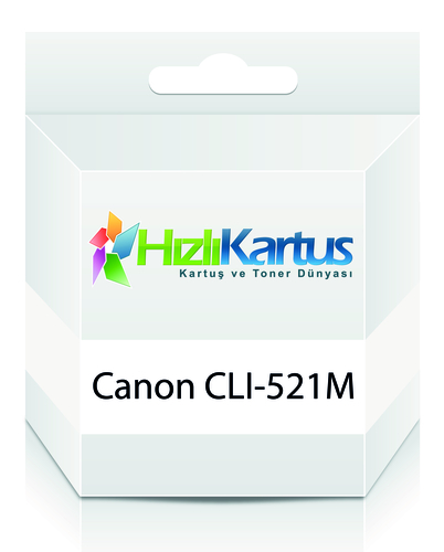 Canon CLI-521M (2935B004AA) Kırmızı Muadil Kartuş - MP540/MP620/MP630 (T7751)
