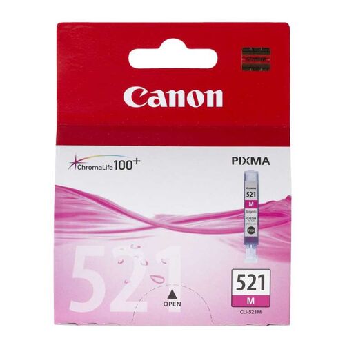 Canon CLI-521M (2935B004AA) Magenta Original Cartridge - MP540 / MP620 (T1899)
