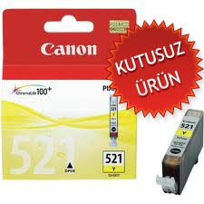 Canon CLI-521Y (2936B004AA) Yellow Original Cartridge - MP540 / MP620 (Wıthout Box) (T1990)