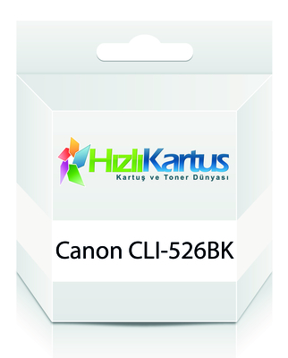 Canon CLI-526BK (4540B001AA) Siyah Muadil Kartuş - MG6150 / MG5150 (T12258) - CANON