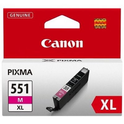 Canon CLI-551XL M (6445B001) Yüksek Kapasite Kırmızı Orjinal Kartuş - MG5450 / MG6350 (T1815)