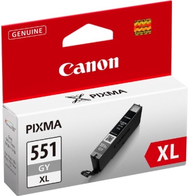 CANON - Canon CLI-551XL GY (6447B001) High Capacity Gray Original Cartridge - MG5450 / MG6350 (T6888)