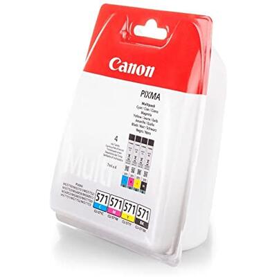 CANON - Canon CLI-571 (0386C005AA) BK/C/M/Y Multipack Cartridge - MG5700 / MG6800 (T15463)
