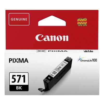Canon CLI-571BK (0385C001) Black Original Cartridge - MG5700 / MG6800 (T1556)