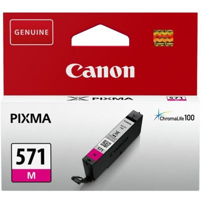 Canon CLI-571M (0387C001) Magenta Original Cartridge - MG5700 / MG6800 (T1554)