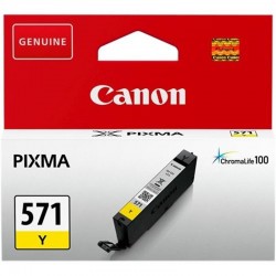 CANON - Canon CLI-571Y (0388C001) Sarı Orjinal Kartuş - MG5700 / MG6800 (T1551)