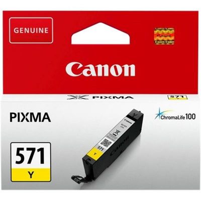 Canon CLI-571Y (0388C001) Yellow Original Cartridge - MG5700 / MG6800 (T1551)
