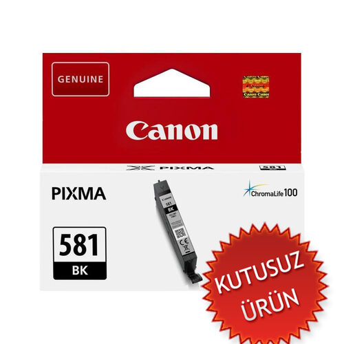 Canon CLI-581BK (2106C001) Black Original Cartridge - TS6151 / TS8151 (Without Box) (T16149) 