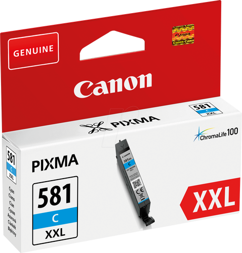 Canon CLI-581XXL C (1995C001AA) Cyan Original Cartridge - TS6150 / TS6250 (T12958)