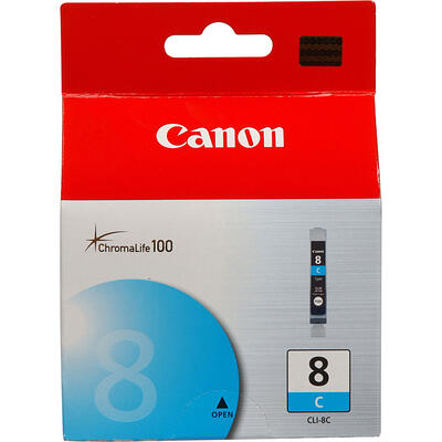 CANON - Canon CLI-8C (0621B024) Cyan Original Cartridge - IP3300 / IP4200 (T2246)