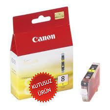 CANON - Canon CLI-8Y (0623B024AA) Yellow Original Cartridge - IP3300 / IP4200 (Without Box) (T2318)