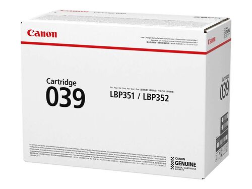 Canon CRG-039BK (0287C001) Black Original Toner - LBP352i / LBP351i (T12663)