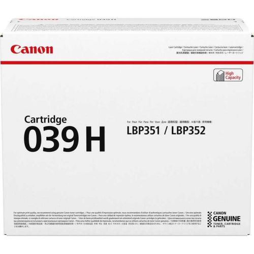 Canon CRG-039H (0288C001) BK Black Original Toner - LBP352i / LBP351i (T9822)