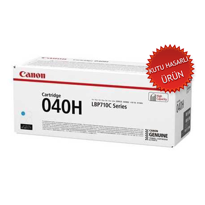 CANON - Canon CRG-040H C (0459C002) Cyan Original Toner Hıgh Capacıty - LBP710Cx (Damaged Box)
