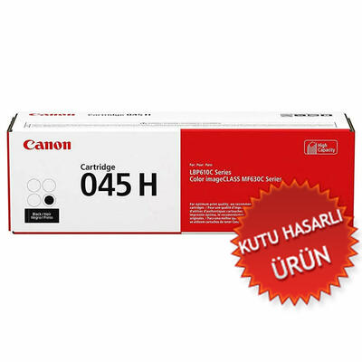 CANON - Canon CRG-045H BK (1246C002) Black Original Toner - LBP610 / MF630 (Damaged Box) (T14875) 