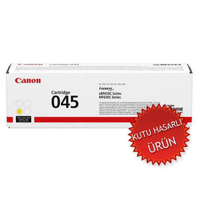 CANON - Canon CRG-045Y (1239C002) Sarı Orjinal Toner - LBP610 / MF630 (C)