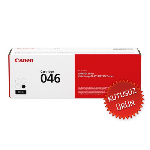 Canon CRG-046BK (1250C002) Black Original Toner - LBP653cdw / MF732cdw (Without Box) (T13265)