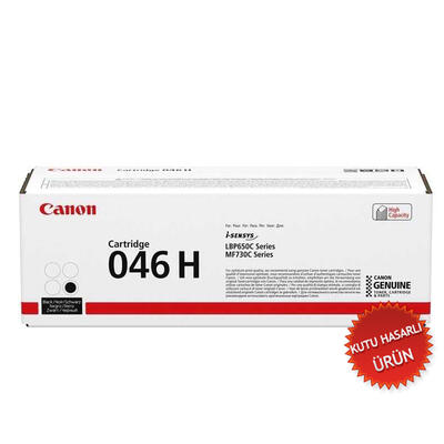 CANON - Canon CRG-046H BK (1254C002) Black Original Toner - LBP-653cdw / MF732cdw (Damaged Box) (T13329)