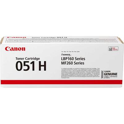 Canon CRG-051H BK (2169C002) Black Original Toner - LBP160dw / MF264dw (T12579) - CANON