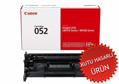 CANON - Canon CRG-052H (2200C002) Black Original Toner High Capacity - LBP212DW / LBP214DW (Damaged Box) (T12193)