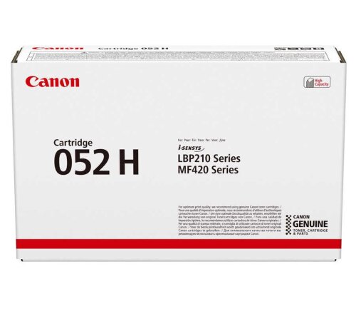 Canon CRG-052H (2200C002) Black Original Toner High Capacity - LBP212DW / LBP214DW (T9861) - 2