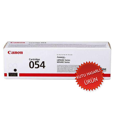 CANON - Canon CRG-054 BK (3024C002) Black Original Toner - LBP621 / LBP623 (Damaged Box)