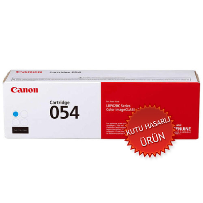 CANON - Canon CRG-054 C (3023C002) Cyan Original Toner - LBP621 / LBP623 (Damaged Box)