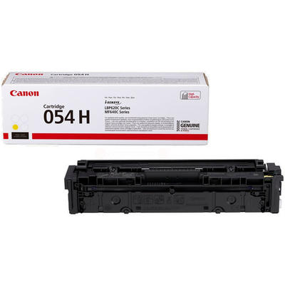 CANON - Canon CRG-054H Y (3025C002) Yellow Original Toner - LBP621 / LBP623 (T12097)