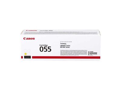Canon CRG-055Y (3013C002) Yellow Original Toner - LBP662Cdw / MF742Cdw (T12582) - 2