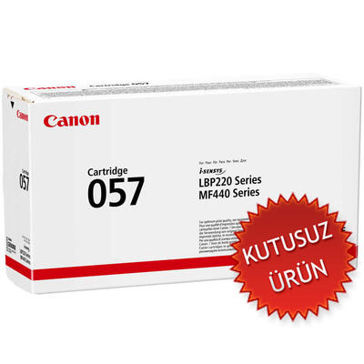 CANON - Canon CRG-057 (3009C002) Black Original Toner - LBP223 / LBP226 (Without Box) (T13219)