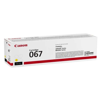 CANON - Canon CRG-067Y (5099C002) Sarı Orjinal Toner - LBP-631Cw / MF-651Cw