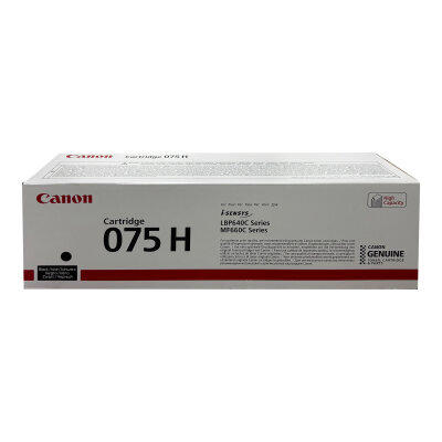 Canon CRG-075H BK (6369C001) Siyah Orjinal Toner Yüksek Kapasiteli - MF662Cdw / LBP646Cdw - CANON