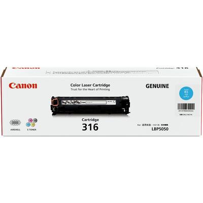 Canon CRG-316C (1979B003AA) Cyan Original Toner - LBP5050 / MF8030Cn / MF8050Cn (T11466) - CANON