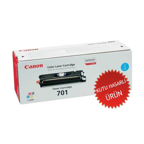 Canon CRG-701C (9286A003) Cyan Original Toner - LBP5200 / MF8180 (Damaged Box) (T9268) 