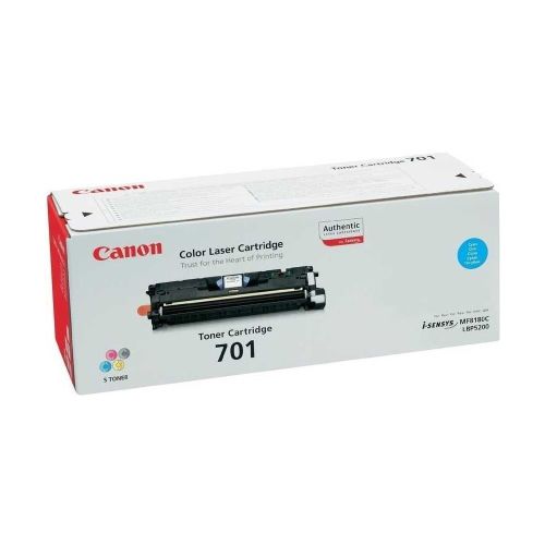 Canon CRG-701C (9286A003) Cyan Original Toner - LBP5200 / MF8180 (T9267)