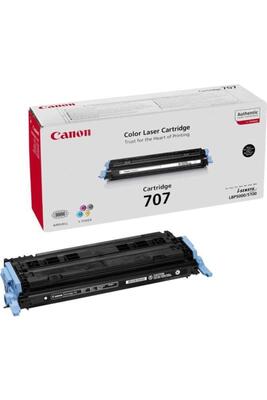 CANON - Canon CRG-707B (9424A004) Black Original Toner - LPB5000 / LBP5100 (T5479)