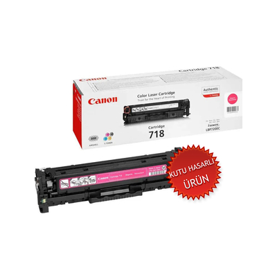 CANON - Canon CRG-718M (2660B002) Kırmızı Orjinal Toner - LBP7200 (C)