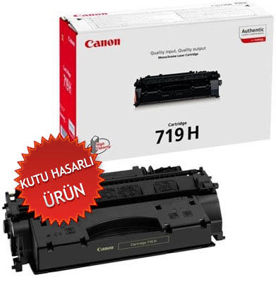 CANON - Canon CRG-719H (3480B002) Black Original Toner - LBP6650 (Damaged Box) (T10805)