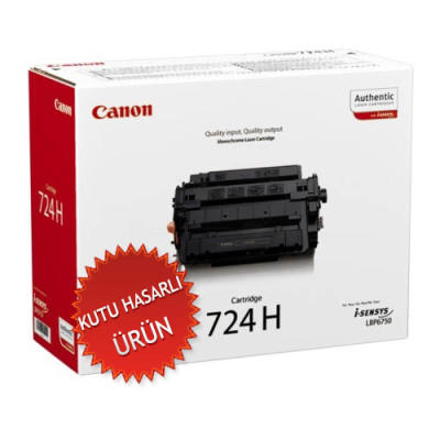 CANON - Canon CRG-724H (3482B002) Black Original Toner - LBP6750 (Damaged Box) (T9589)
