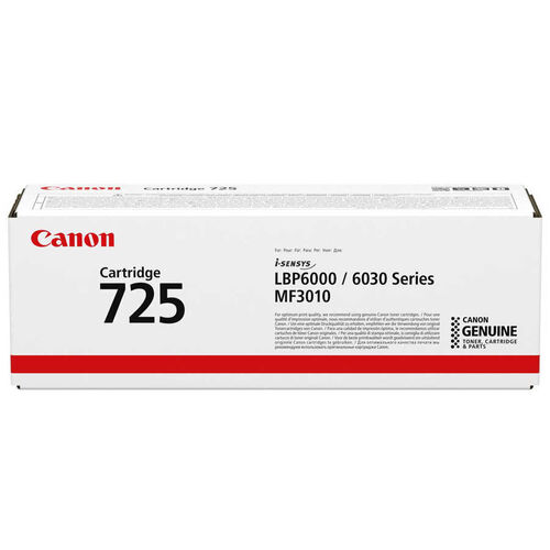 Canon CRG-725 (3484B002) Siyah Orjinal Toner - LBP6000 / LBP6030 / MF3010 (T3866)