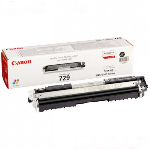 Canon CRG-729BK (4370B002) Black Original Toner - LBP7010C / LBP7018C (T3794) - 2