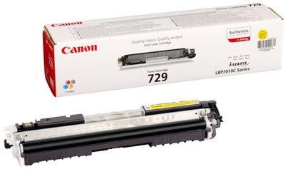 Canon CRG-729Y (4367B002) Yellow Original Toner - LBP7010C / LBP7018C (T3795)