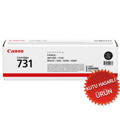 CANON - Canon CRG-731BK (6272B002) Black Original Toner - LBP7100 / LBP7110 (Damaged Box) (T13333)
