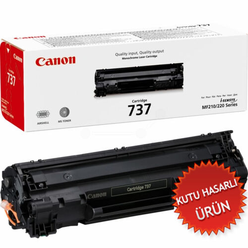 Canon CRG-737 (9435B002) Black Original Toner - MF211 / MF212W / MF216 (Damaged Box) (T13326)