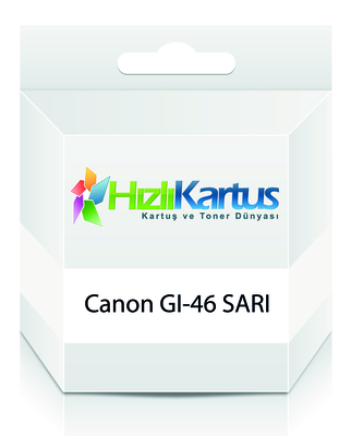CANON - Canon GI-46 (4429C001) Sarı Muadil Mürekkep Kartuşu - GX6040 / GX6050 (T16928)