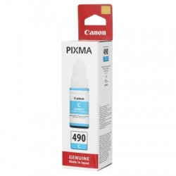 CANON - Canon GI-490C (0664C001) Cyan Original Ink - G1400 / G2400 (T1572)