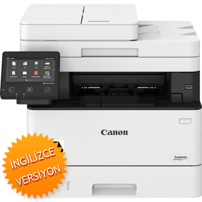 CANON - Canon i-Sensys MF445DW (3514C021) Wi-Fi + Tarayıcı + Fotokopi + Fax Çok Fonksiyonlu Mono Lazer Yazıcı (İngilizce Versiyon)