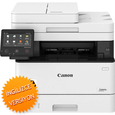 Canon i-Sensys MF445DW (3514C021) Wi-Fi + Tarayıcı + Fotokopi + Fax Çok Fonksiyonlu Mono Lazer Yazıcı (İngilizce Versiyon) - CANON